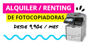Renting y alquiler de fotocopiadoras en Sevilla