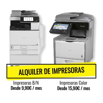 Alquiler y renting de impresoras y fotocopiadoras en Sevilla