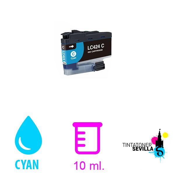 Cartucho Compatible Brother LC-424 Cyan