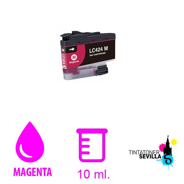 Cartucho Compatible Brother LC-424 Magenta
