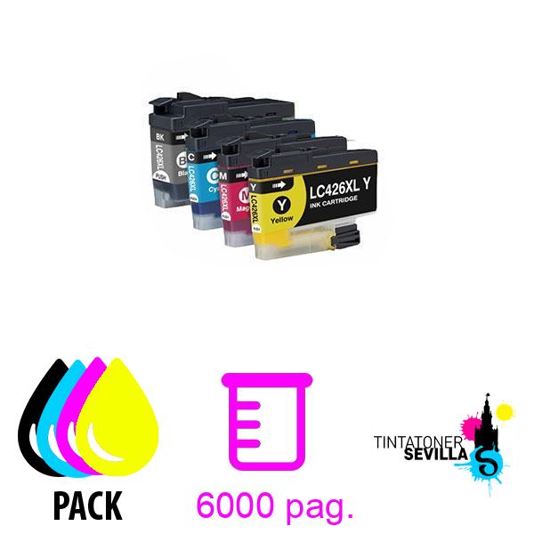 Cartucho Compatible Pack 4 Brother LC-426XL
