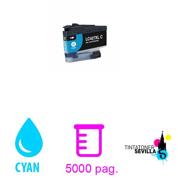 Cartucho Compatible Brother LC427XL Cyan