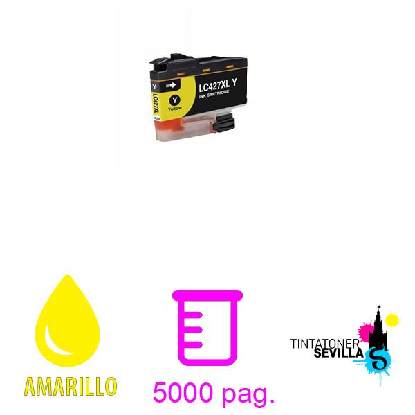 Cartucho Compatible Brother LC427XL Amarillo