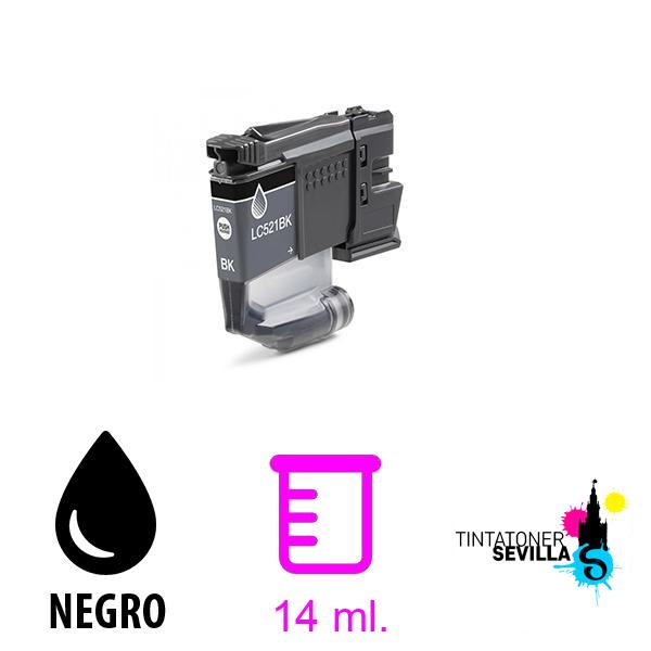 Compatible Cartucho Brother LC-521 Negro