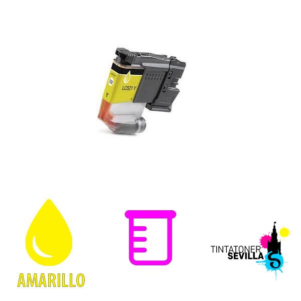 Compatible Cartucho Brother LC-521 Amarillo