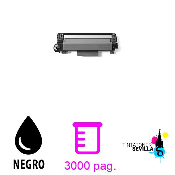 Tóner Compatible brother tn2590xl Negro