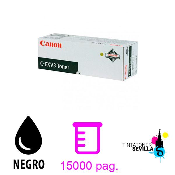Tóner Original Canon C-EXV3 Negro 6647A002