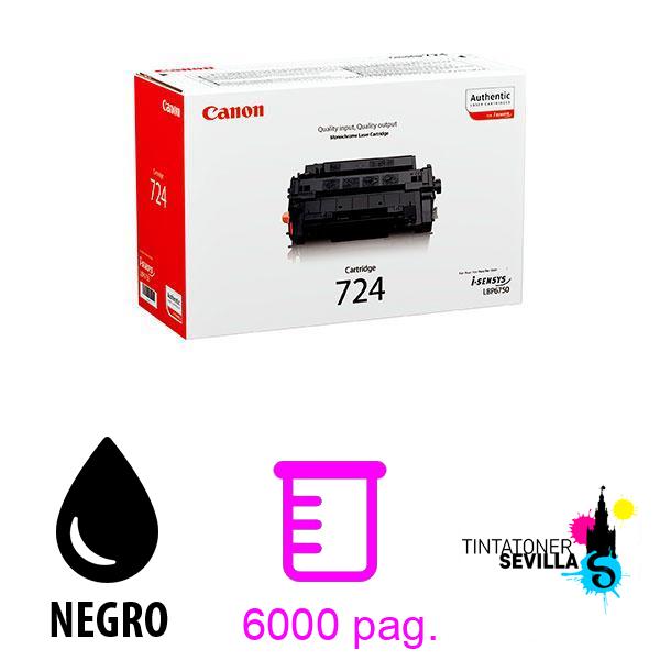 Tóner Original Canon 724 Negro 3481B002