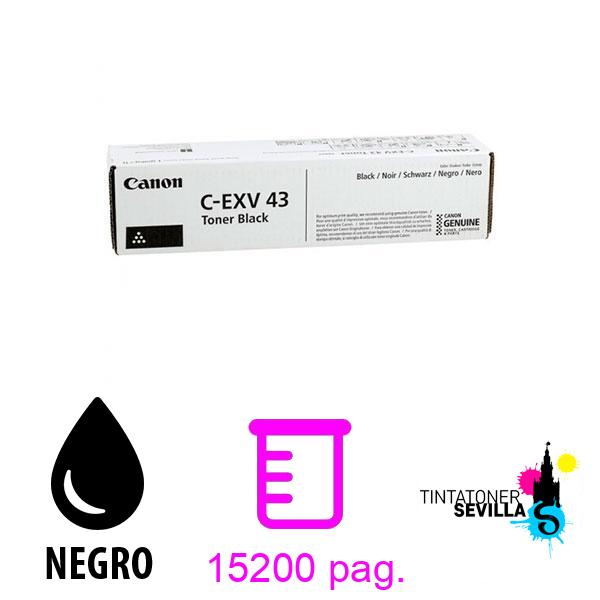 Tóner Original Canon C-EXV43 Negro 2788B002