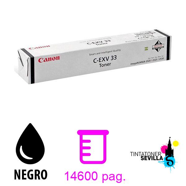 Tóner Original Canon C-EXV33 Negro 2785B002AA