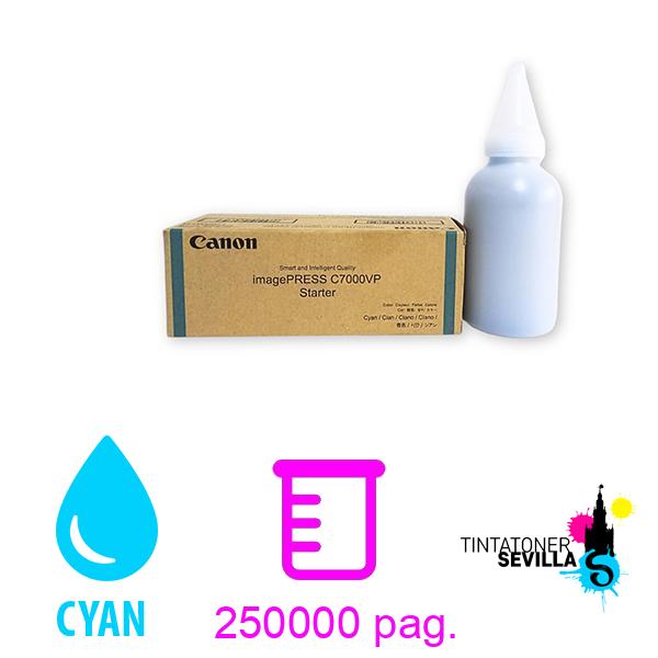 Original Tóner Canon Imagepress C7000VP Starter Cyan