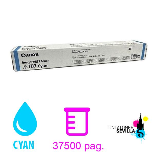 Original Tóner Canon T07 Cyan