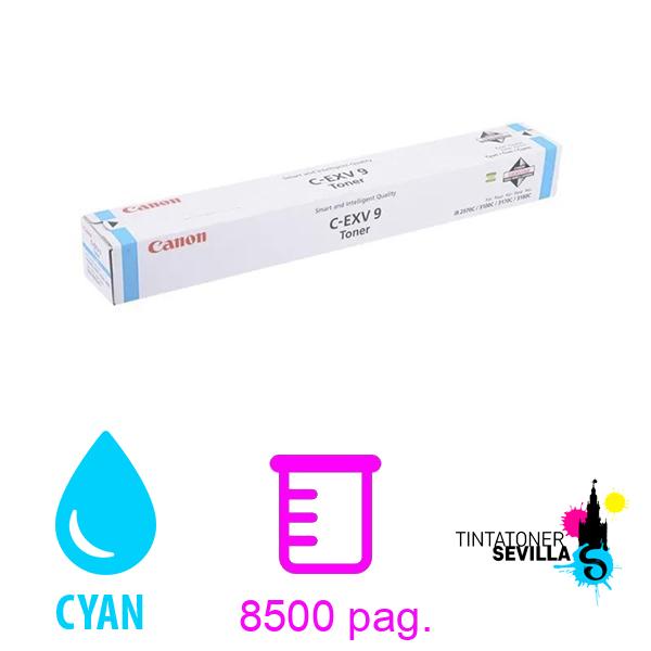 Original Tóner Canon CEXV9 Cyan 8641A002