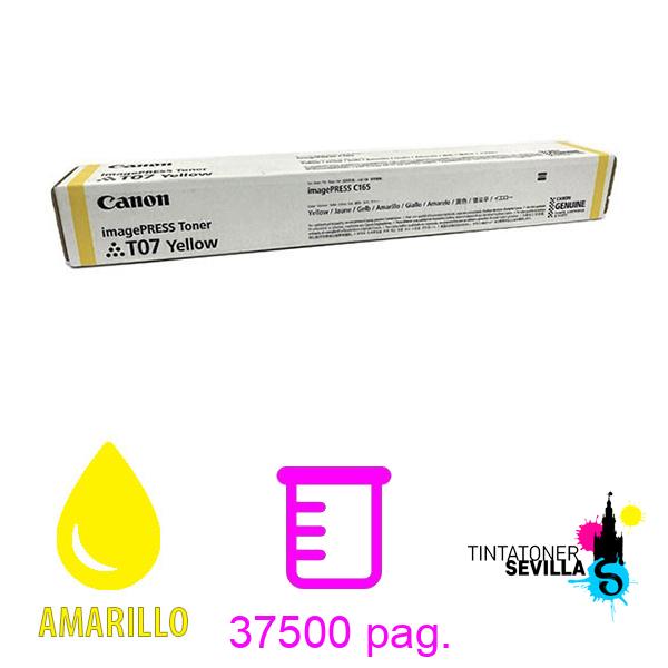 Original Tóner Canon T07 Amarillo