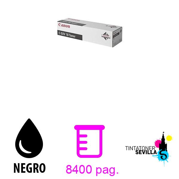 Imagen del producto Original Tóner Canon CEXV 18 Negro