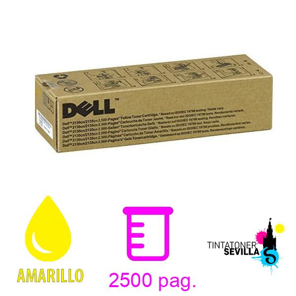 Imagen del producto Original Tóner Dell 2130/2135cn Amarillo
