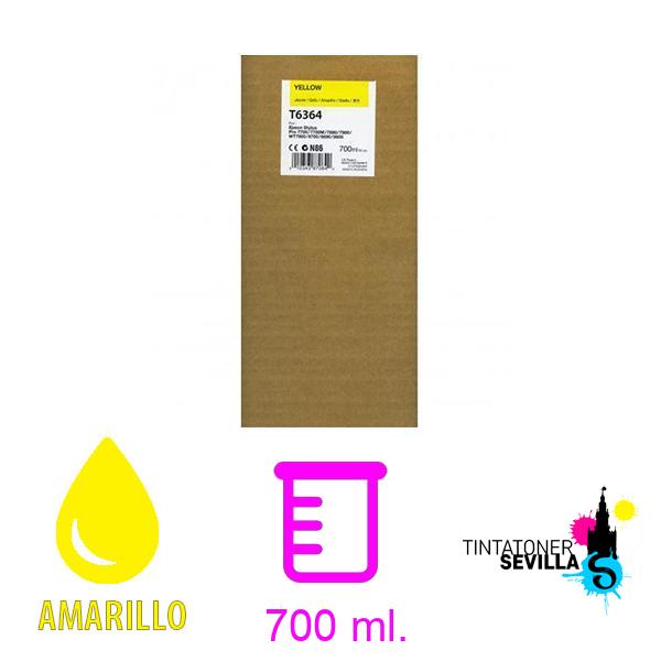 Original Cartucho Epson T6364 Amarillo C13T636400
