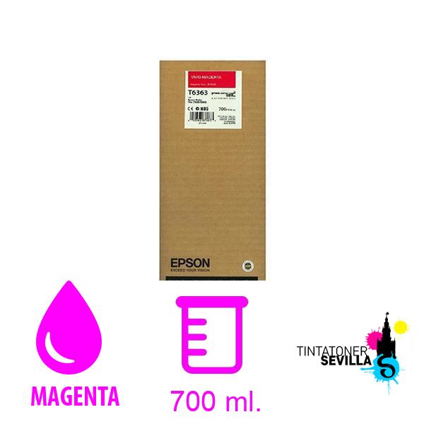 Imagen del producto Original Cartucho Epson T6363 Vivid Magenta C13T636300