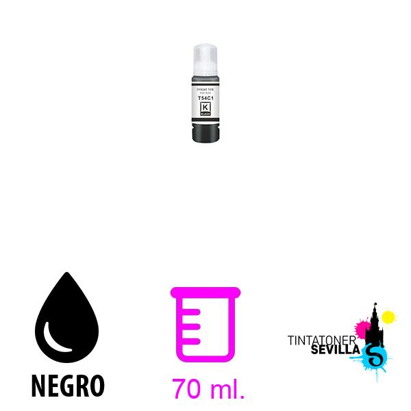Compatible botella de Tinta epson t54c Negro