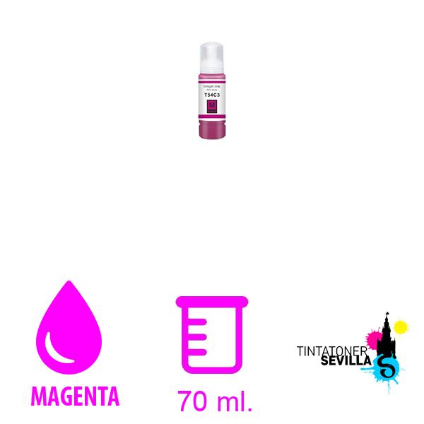 Compatible botella de Tinta epson t54c Magenta