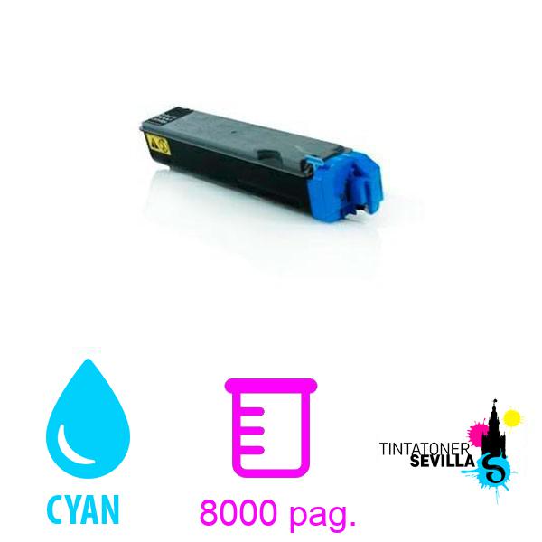 Tóner Compatible Kyocera TK510 Cyan 1T02F3CEU0 TK-510