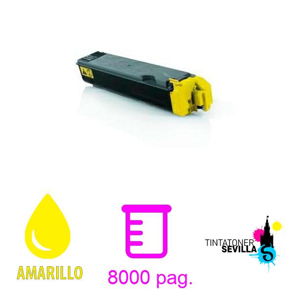 Tóner Compatible Kyocera TK510 Amarillo 1T02F3AEU0 TK-510