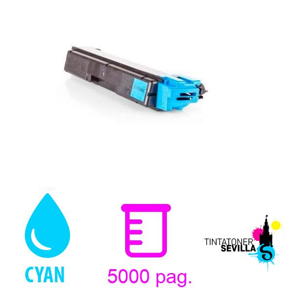 Tóner Compatible Kyocera TK590 Cyan 1T02KVCNL0 / TK-590