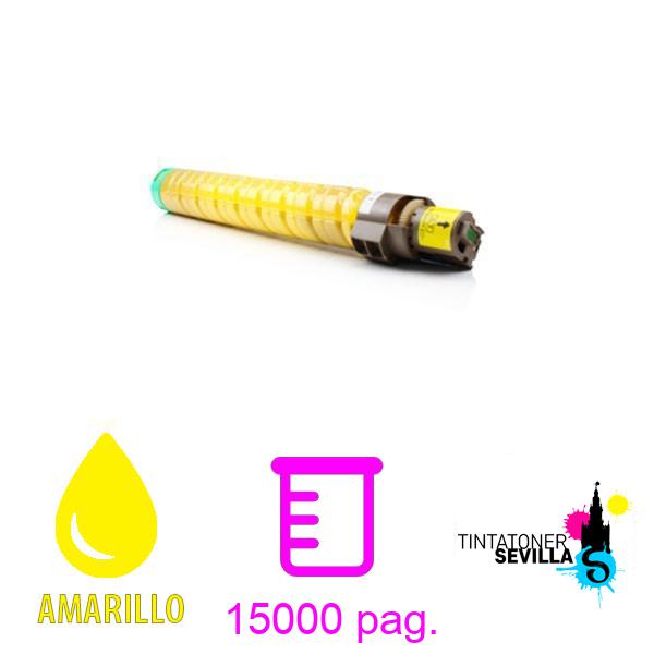 Tóner Compatible Ricoh Aficio SP-C811 / SP-C810 Amarillo 884202