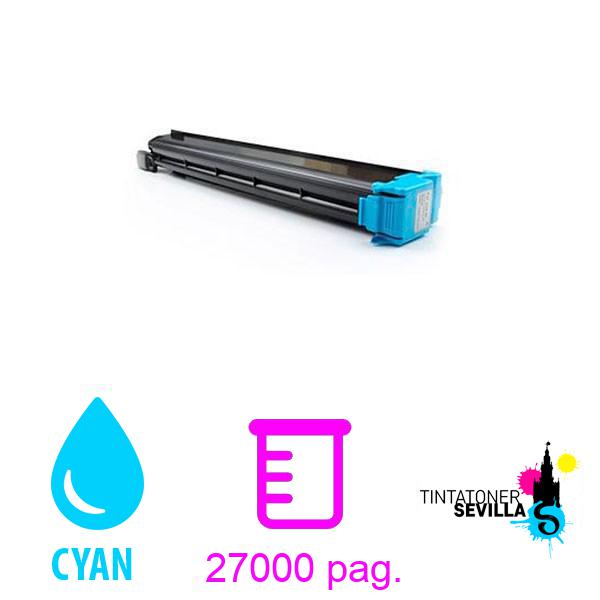 Tóner Compatible Konica Minolta Bizhub C451 / C550 / C650 Cyan A070450 / TN-611C / TN611