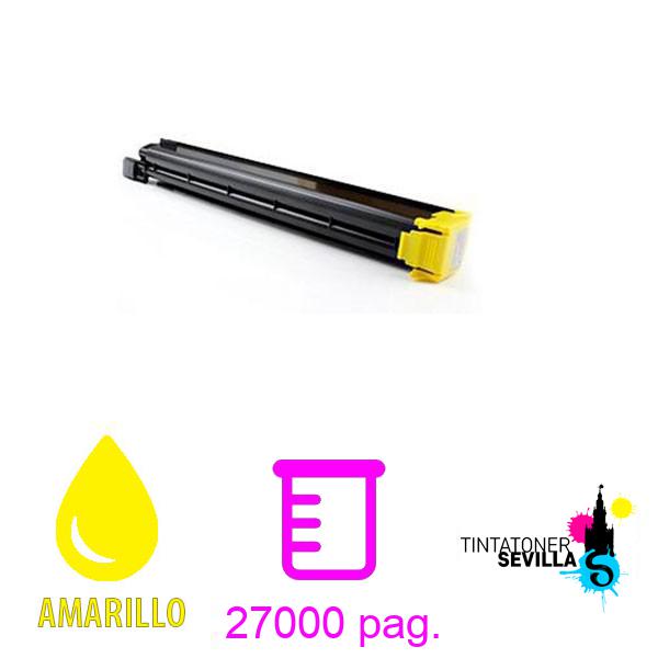 Tóner Compatible Konica Minolta Bizhub C451 / C550 / C650 Amarillo A070250 / TN-611Y / TN611