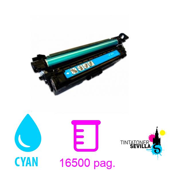 Tóner Compatible HP CF321A / 653A Cyan