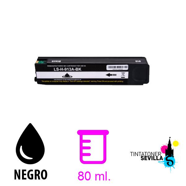 Cartucho Compatible HP 913A V.9 Negro L0R95AE (Chip actualizado mayo 2020)