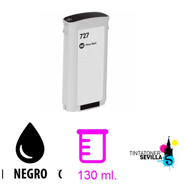 Compatible Cartucho hp 727 Negro foto