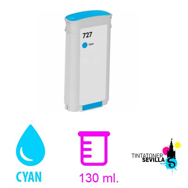 Compatible Cartucho HP 727 Cyan