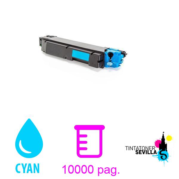 Tóner Compatible Kyocera TK5150 Cyan 1T02NSCNL0 TK-5150 para Ecosys M6035, M6535, P6035