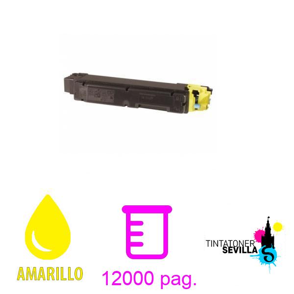 Tóner Compatible Kyocera TK5160 Amarillo 1T02NTANL0 TK-5160 para Ecosys P7040cdn