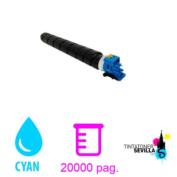 Tóner Compatible Kyocera TK8525 Cyan 1T02RMCNL0 / TK-8525C para Kyocera TASKalfa 4052ci, 4053ci