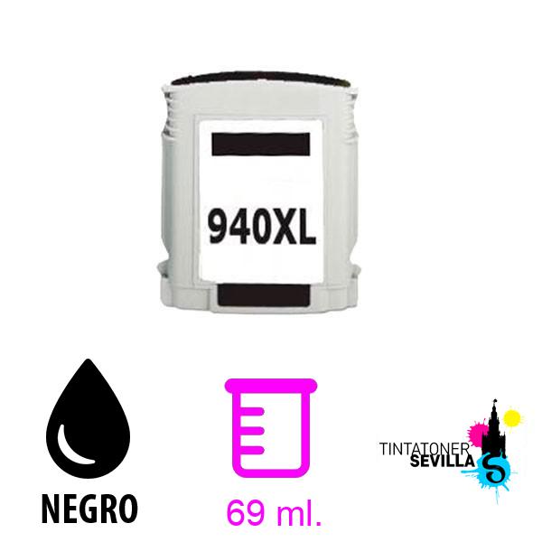 Cartucho Compatible HP 940XL Negro C4902AE / C4906AE