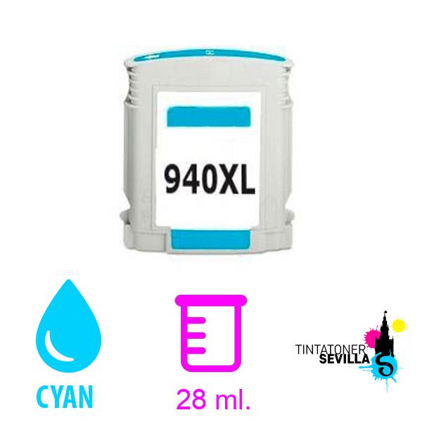 Cartucho Compatible HP 940XL Cyan C4907AE