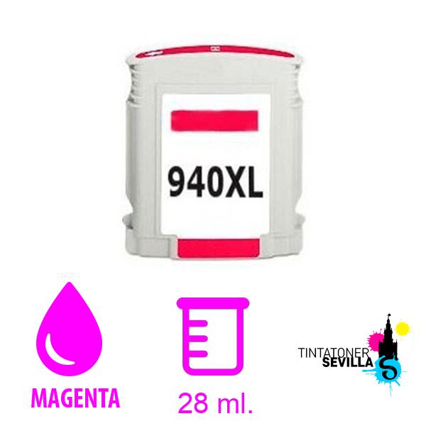 Cartucho Compatible HP 940XL Magenta C4908AE