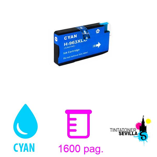 Imagen del producto Compatible Cartouche HP 963XL Cyan 3JA27AE / 3JA23AE