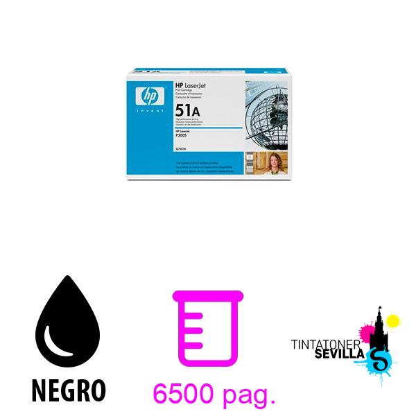 Tóner Original Hp Q7551A / 51A Negro