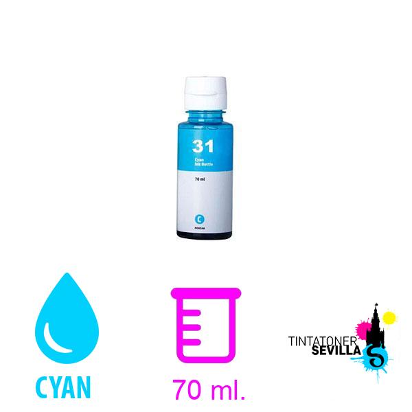Imagen del producto Compatible Tinta HP 31XL Cyan 1VU26AE