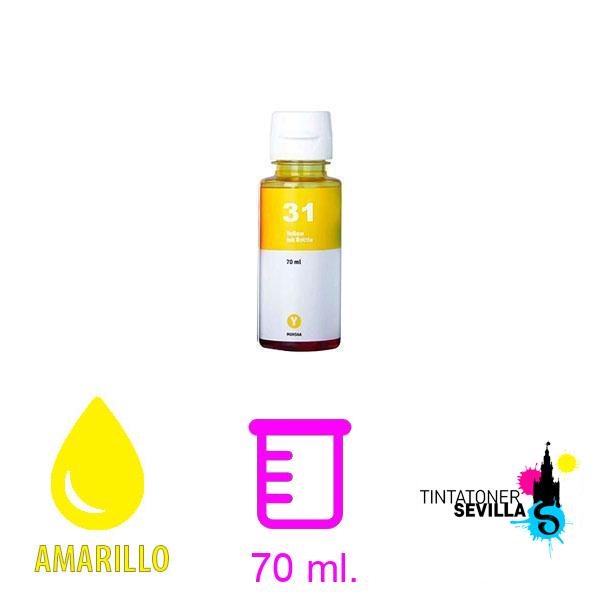 Compatible Tinta HP 31XL Amarillo 1VU28AE
