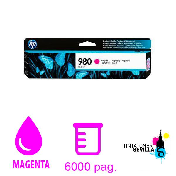 Original Cartucho HP 980 Magenta D8J08A
