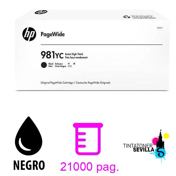 Original Cartucho HP 981YC Negro Extra High Yield LOR20YC