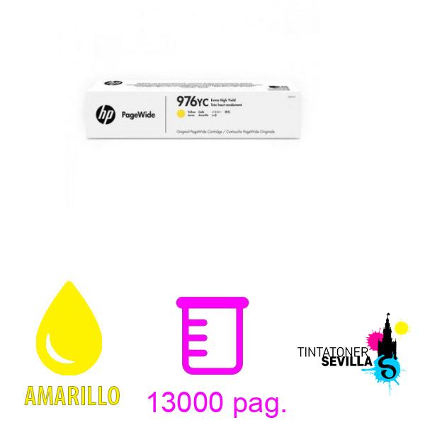Original Cartucho HP 976YC Amarillo