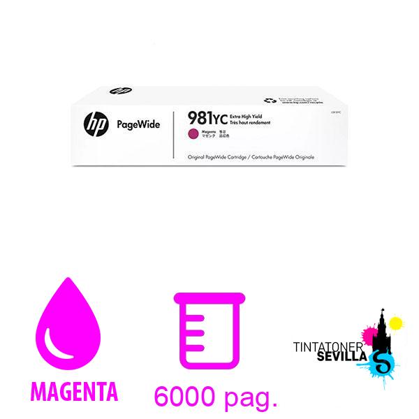 Original Cartucho HP 981A Magenta