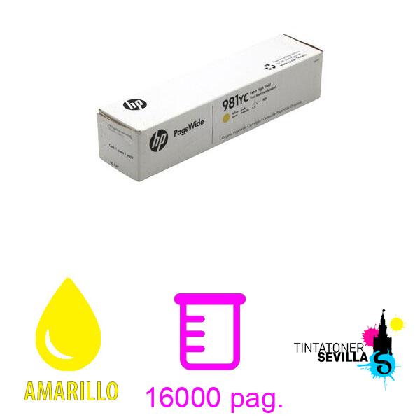 Original Cartucho HP 981YC Amarillo