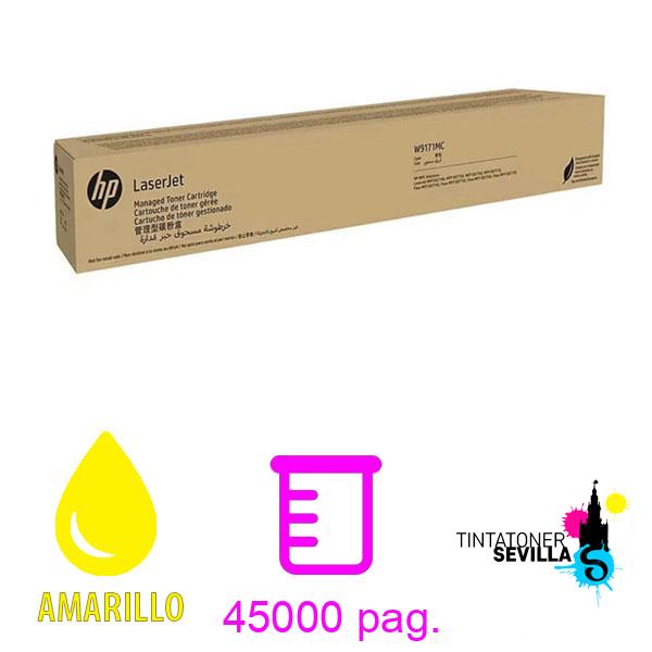 Original Tóner HP W9172MC Amarillo
